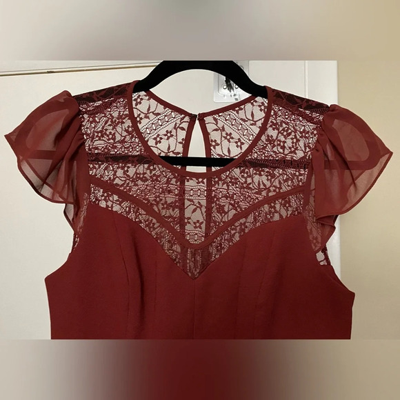 NWT BCBGeneration Ruby Wine Mini Dress Size 6 - Picture 5 of 6